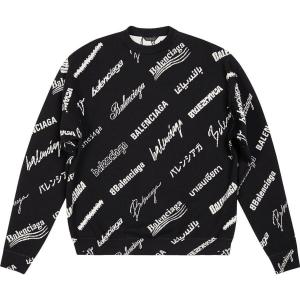 Balenciaga crew neck shop logo