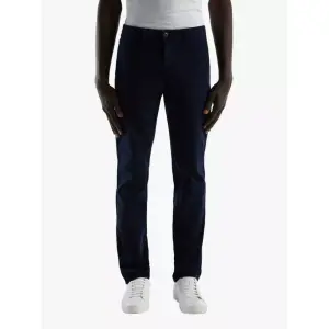 Брюки чинос Benetton Slim Fit, цвет night/blue