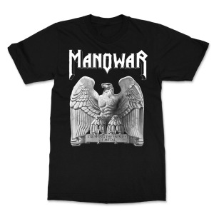 Футболка унисекс Manowar Eagle - South American Tour Manowar, черный