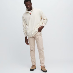 Мужские джинсы Uniqlo Ultra Stretch Skinny Fit Colour, бежевый