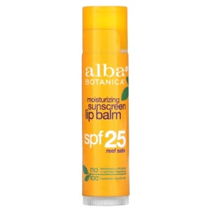 Alba Botanica Смягчающий бальзам с защитой от солнца SPF 25 0,15 унции (4,2 г)