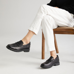 Мужские лоферы Youyue Shire Series, черные Clarks