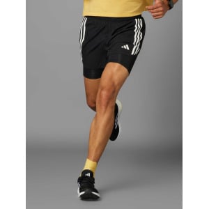 Шорты Adidas Performance Own the Run 3 Stripes 2in1 Short, черный