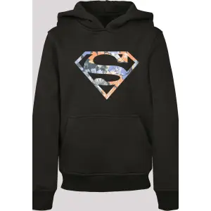 F4NT4STIC Толстовка "F4NT4STIC Kids Superman Floral Logo 2 с базовой детской толстовкой", черный