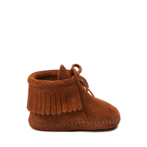 Ботинки Minnetonka Fringe Bootie, коричневый