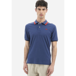 Поло Short-Sleeved Polo Shirt La Martina, цвет dark blue