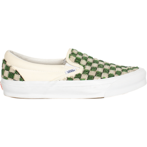 Кеды Vans One Block Down x Classic Slip-On LX Dog Days - Grass, зеленый