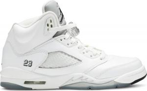 Jordan retro clearance 5 blanche