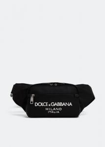 Ремень DOLCE&GABBANA Logo small belt bag, черный