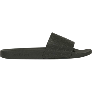 Сандалии Gucci MicroGuccissima Slide Black, черный