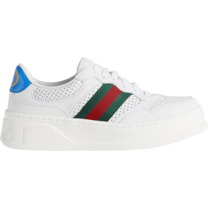 Кроссовки Gucci Wmns Chunky GG Web Sneaker White Blue, белый