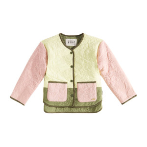 Двусторонняя куртка с цветными блоками Scotch & Soda Kids, цвет military colourblock