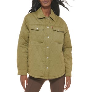 Куртка Levi's Quilted Shacket, цвет Military Olive