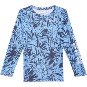 Лонгслив Columbia Kids Super Tidal Long Sleeve, цвет Nocturnal Tropictones