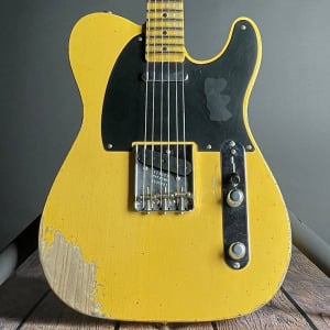 Электрогитара Fender Custom Shop '52 Telecaster, Heavy Relic- Aged Nocaster Blonde