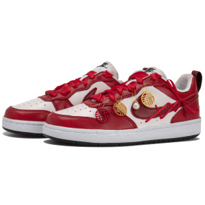 Женские кроссовки для скейтбординга Nike Court Borough Low, White/Red