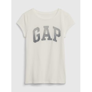 Детская футболка с логотипом Gap, белый