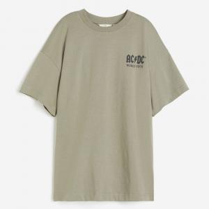 H M Long Printed AC DC CDEK.Shopping