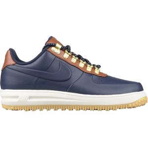 Лимитированные кроссовки Nike Lunar Force 1 Duckboot Low 'Obsidian', синий