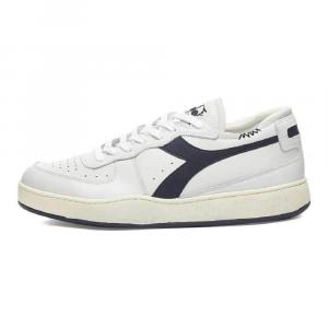 Diadora Heritage Mi Basket Row Cut bianco blu corsaro CDEK.Shopping