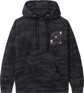 Anti Social Social Club x Hello Kitty And Friends Hoodie Black Camo CDEK.Shopping