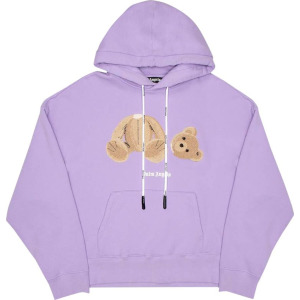 Худи Palm Angels Bear Hoodie 'Lilac/Brown', фиолетовый