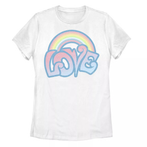 Футболка Juniors' Love Rainbow в стиле граффити