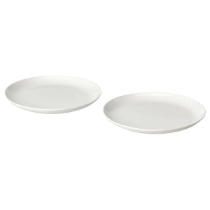 Набор тарелок Ikea Frojdefull, 19 см, 2 предмета, белый