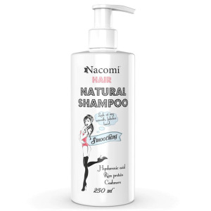 Nacomi Hair Natural Shampoo Smoothing разглаживающий и увлажняющий шампунь для волос 250мл