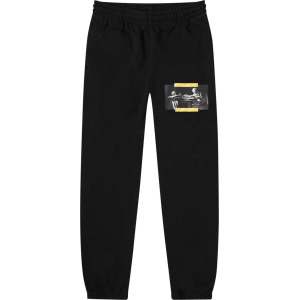 Спортивные брюки Off-White Carav Painting Slim Sweatpant 'Black/Multicolor', черный