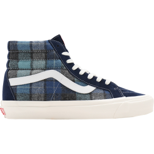 Кеды Vans Pendleton x Sk8-Hi 38 DX Anaheim Factory - Beach Boy Plaid, синий