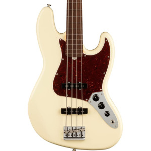 Fender American Professional II Jazz Bass Fretless — олимпийский белый с палисандровой накладкой 0194000705