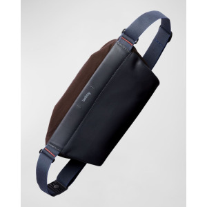 Мужская поясная сумка Mini Sling Premium из кожи и нейлона Bellroy