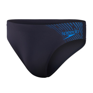 Плавки Speedo Medley Logo 7 cm Brief, цвет True Navy/True Cobalt