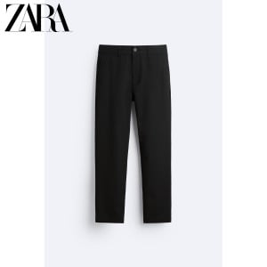 Брюки мужские Zara текстурированные, черный