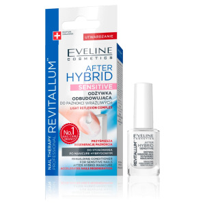 Eveline Cosmetics Nail Therapy Professional Revitallum After Hybrid Sensitive восстанавливающий кондиционер для чувствительных ногтей 12мл