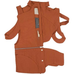 Жилет A-Cold-Wall* Cut Out Padded Gilet 'Rust', коричневый