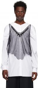 Эксклюзивный черный комбинезон с бусинами SSENSE Simone Rocha