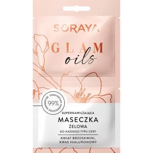 Soraya Glam Oils суперувлажняющая гелевая маска для всех типов кожи 2x5мл