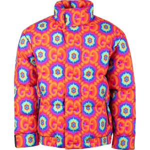 Куртка Gucci GG Kaleidoscope Puffer Jacket Orange/Electric Blue, синий