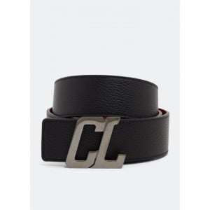 Ремень CHRISTIAN LOUBOUTIN Happyrui CL logo belt, черный