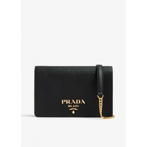 Сумка Prada Saffiano Leather Mini, черный