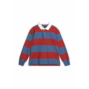 Лонгслив RUGBY STRIPE Tommy Hilfiger, красный/синий