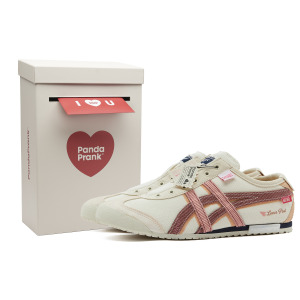 Кроссовки Onitsuka Tiger MEXICO 66 Lifestyle Shoes Unisex Low-top Beige/Pink, розовый