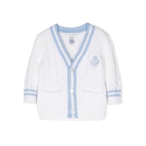 Ralph Lauren кардиган Cricket фактурной вязки, белый