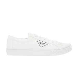 Кроссовки Prada Gabardine Wheel Low 'White', белый