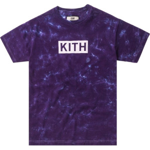 Футболка Kith Solid Dye Tee 'Purple', фиолетовый