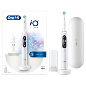 Oral-B IO 7 White магнитная зубная щетка для чистки зубов, 1 упаковка