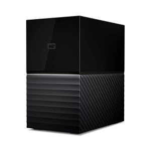 Сетевое хранилище Western Digital My Book Duo 16 ТБ (2 x 8 ТБ), WDBFBE0160JBK, RAID 0/1, JBOD, черный