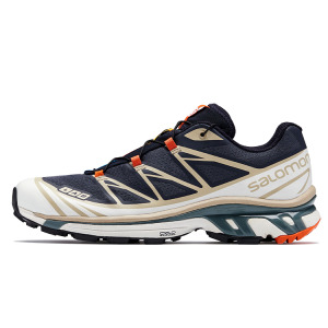 Кроссовки Salomon XT-6 Outdoor Performance Unisex, черный/светло-бежевый